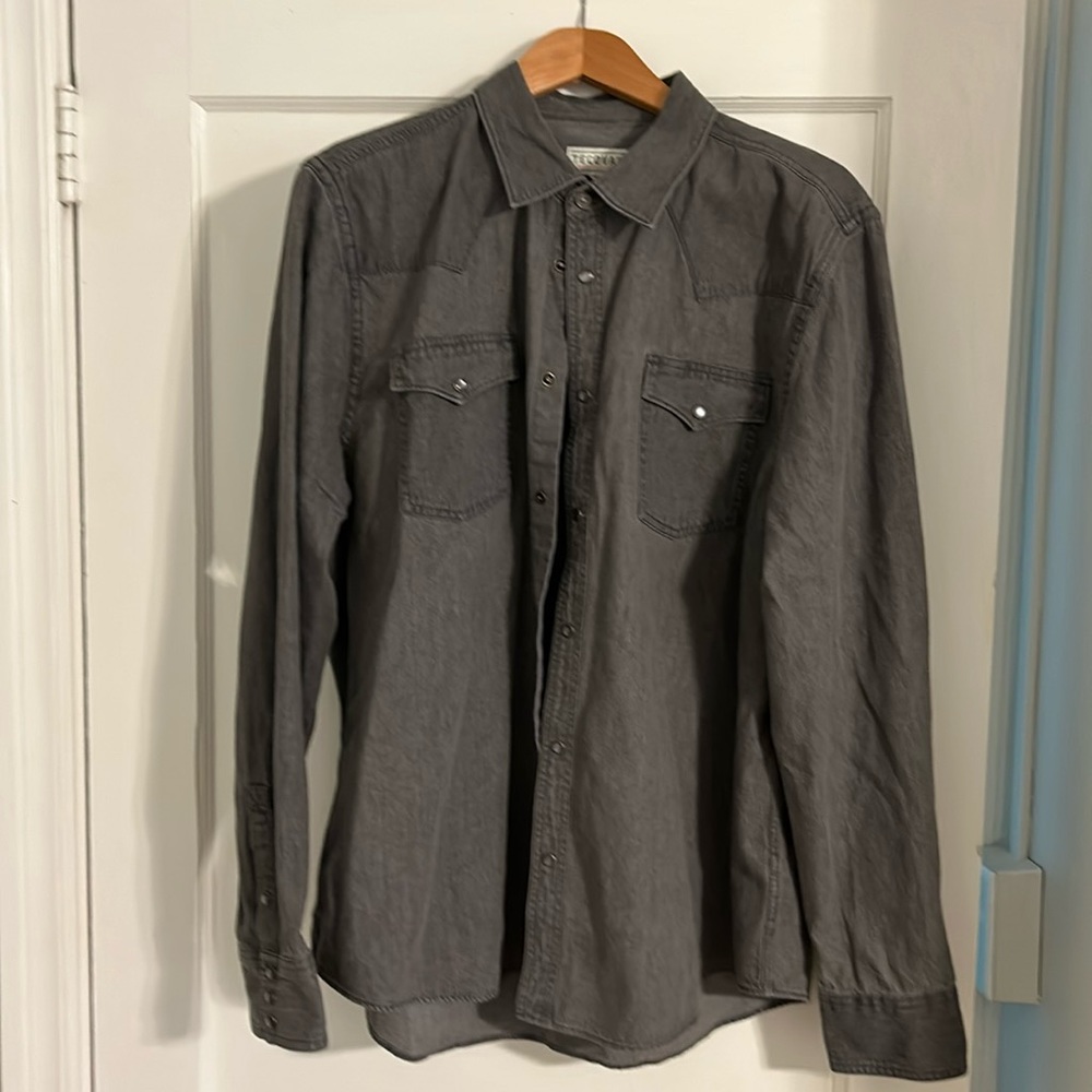 Tecovas Denim Pearl Snap